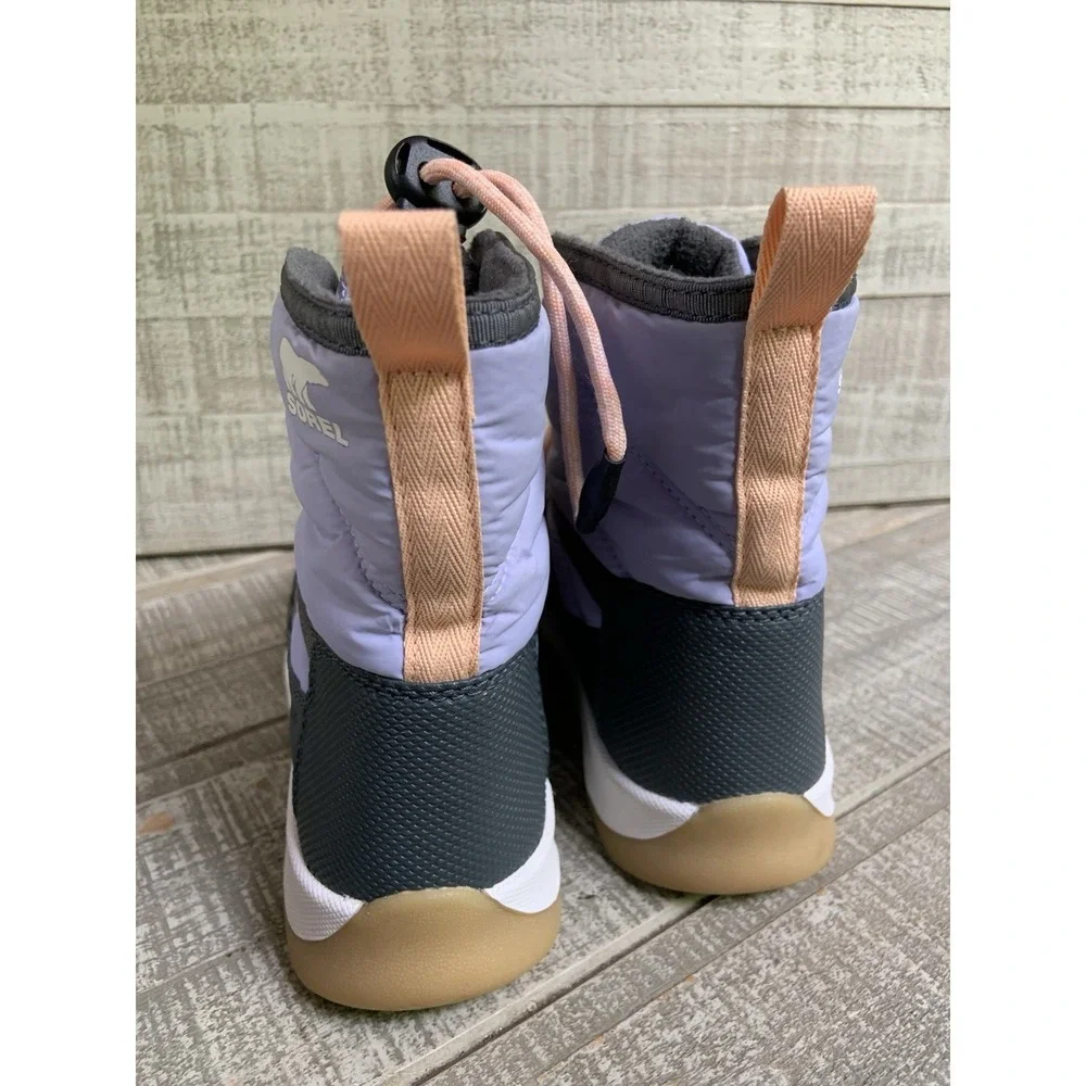 Sorel Whitney II Boots Short Lace Waterproof Insulated Youth Big Girls Size 2